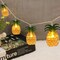 2 Packs Pineapple String Lights - Battery Operated with 20 Fun Patio Lights for Party